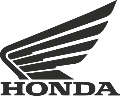 Sticker Honda Logo Wings - Stickers Auto Honda