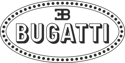Sticker Bugatti Logo 3 - Stickers Auto Bugatti