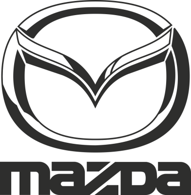 Sticker Mazda Logo 1 - Stickers Auto Mazda