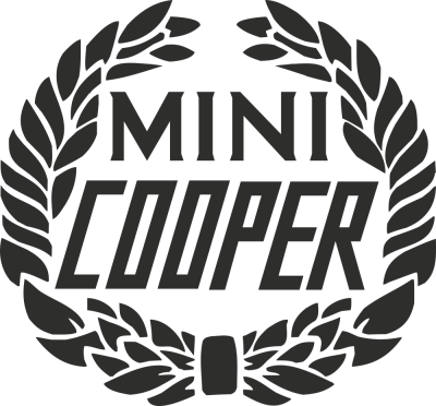 Sticker Mini Cooper Logo - Stickers Auto Mini