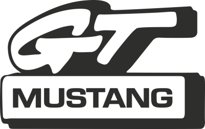 Sticker Mustang Gt 2 - Stickers Auto Mustang