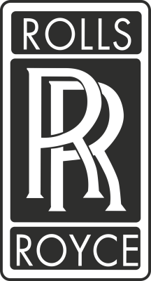 Sticker Rolls Royce Logo - Stickers Auto Rolls Royce