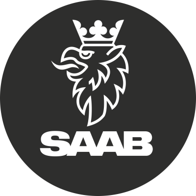 Sticker Saab Logo - Stickers Auto Saab