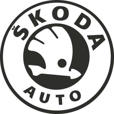 Sticker Skoda Logo 2 - Stickers Auto Skoda