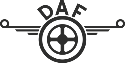 Sticker Daf Logo - Stickers Camion