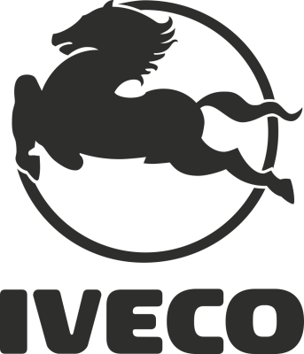 Sticker Iveco Logo - Stickers Camion