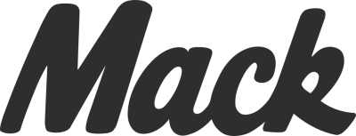 Sticker Mack Logo - Stickers Camion