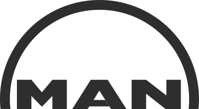 Sticker Man Logo - Stickers Camion