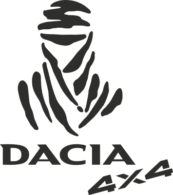 Sticker Dacia Dakar - Stickers 4x4 Logo Racers