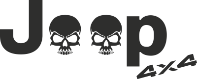 Sticker Jeep 4x4 Skull 1 - Stickers Auto Jeep Sticker Jeep 4x4 Skull 1 - Stickers Auto Jeep
