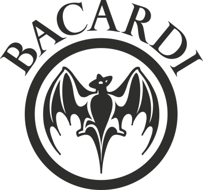 Sticker Bacardi - Stickers Boissons