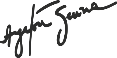 Sticker Senna Signature - Stickers F1