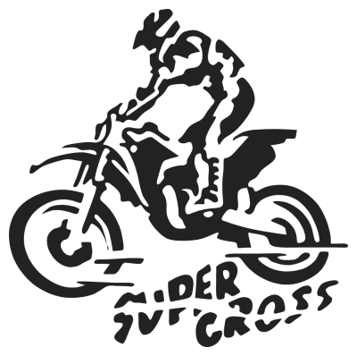 super cross moto - Stickers Motos