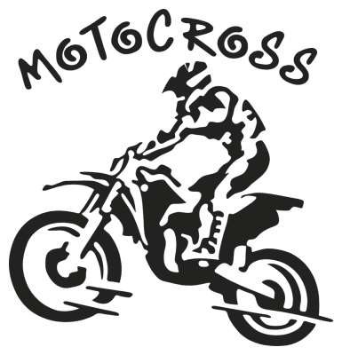 moto cross - Stickers Motos