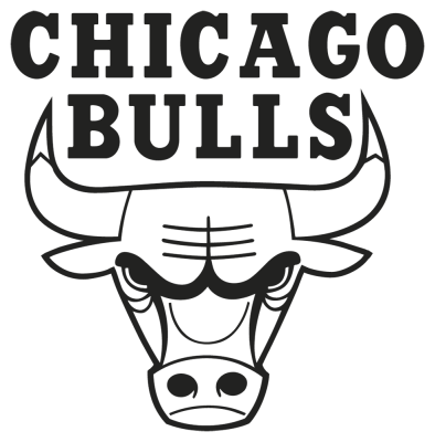 chicago bulls - Stickers Équipe NBA