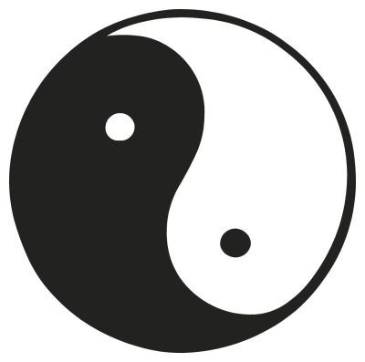 ying yang - Stickers Symbole Ganesh