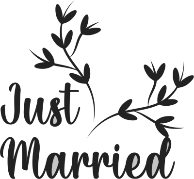 Sticker Just Married - Stickers Mariage Sticker Just Married - Stickers Mariage