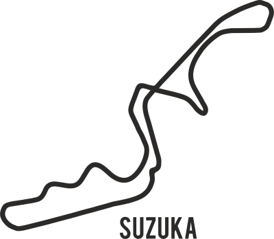 Sticker Circuit Suzuka - Stickers Circuits F1