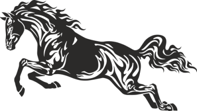 Sticker Cheval Tribal 4 - Stickers Tribal Sticker Cheval Tribal 4 - Stickers Tribal
