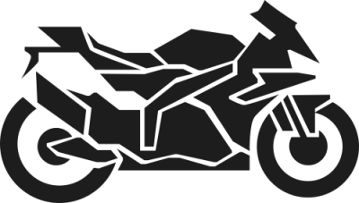 Sticker Honda CBR Silouhette - Stickers Moto Honda