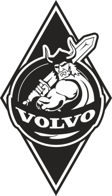 Sticker VOLVO Viking Recto - Stickers Auto Volvo
