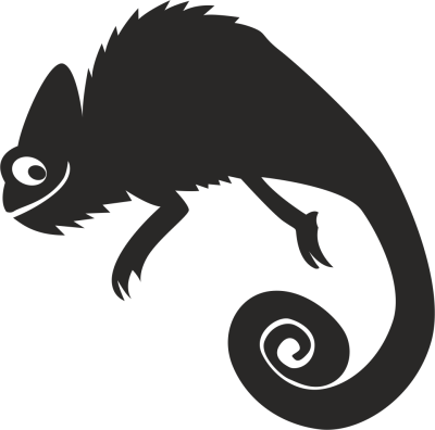 Sticker Caméléon Simple - Stickers Animaux Sticker Caméléon Simple - Stickers Animaux