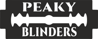 Sticker Peaky Blinders Lame Rasoir - Stickers Peaky Blinders