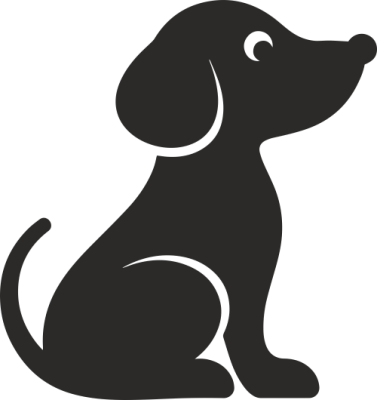 Sticker mural Chien deco - Stickers Nature Sticker mural Chien deco - Stickers Nature