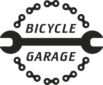 Sticker Bicycle Garage 2 - Stickers Décorations Vélo