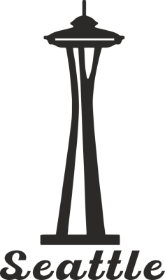 Sticker muraux Seattle Space Needle - Stickers Monuments Sticker muraux Seattle Space Needle - Stickers Monuments