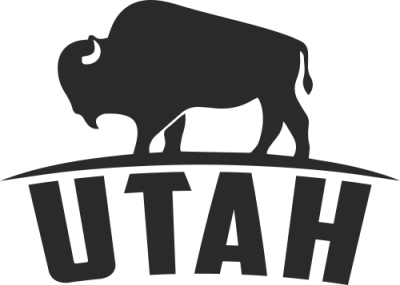 Sticker muraux Bison Utah - Stickers Monuments Sticker muraux Bison Utah - Stickers Monuments
