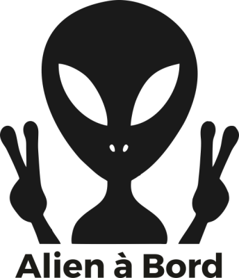 Sticker Alien à Bord - Stickers Bébé à bord
