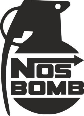 Sticker NOS Bomb - Stickers Racer & Drift
