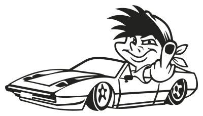 tuning doigt - Stickers Humours tuning doigt - Stickers Humours