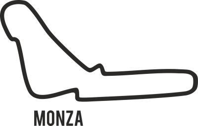 Sticker Circuit Monza - Stickers Circuits F1
