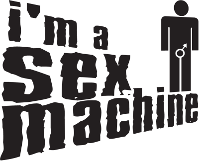 Sticker I am a sex machine - Stickers Humours Sticker I am a sex machine - Stickers Humours