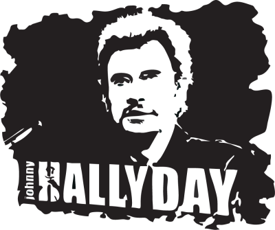 Sticker Johnny Hallyday 1 - Stickers Célébrités