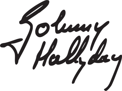 Sticker Johnny Hallyday 3 - Stickers Célébrités
