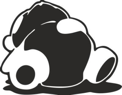 Sleeping Panda - Stickers Racer & Drift