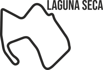 Sticker Circuit Laguna Seca - Stickers Circuits Moto GP