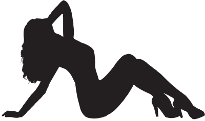 Silhouette Femme Sexy 23 - Stickers Sexy et Playboy