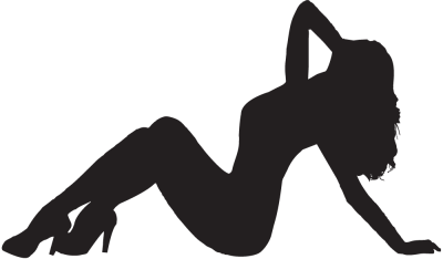 Silhouette Femme Sexy 57 - Stickers Sexy et Playboy