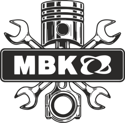 Sticker MBK Logo Piston - Stickers Moto MBK