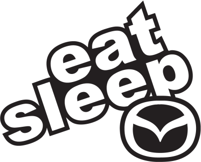 Eat Sleep Mazda - Stickers Racer & Drift Eat Sleep Mazda - Stickers Racer & Drift
