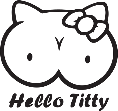 Hello Titty - Stickers Racer & Drift Hello Titty - Stickers Racer & Drift