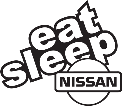 Eat Sleep Nissan - Stickers Racer & Drift Eat Sleep Nissan - Stickers Racer & Drift