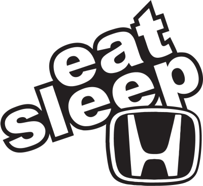 Eat Sleep Honda - Stickers Racer & Drift Eat Sleep Honda - Stickers Racer & Drift