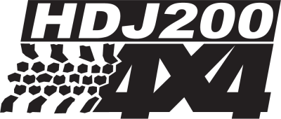 Logo 4x4 Hdj200 - Stickers deco 4x4 Logo 4x4 Hdj200 - Stickers deco 4x4