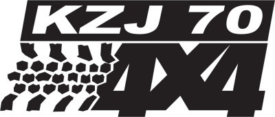 Logo 4x4 Kzj70 - Stickers deco 4x4 Logo 4x4 Kzj70 - Stickers deco 4x4