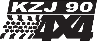 Logo 4x4 Kzj90 - Stickers deco 4x4 Logo 4x4 Kzj90 - Stickers deco 4x4